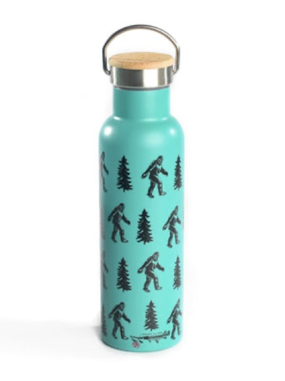 NWOT Sipsey Wilder Bigfoot Print 21 oz Stainless Steel Insulated Water Bottle